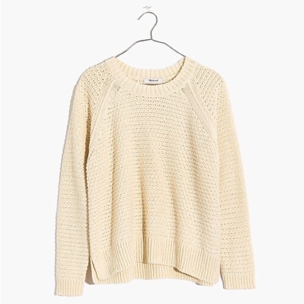 Madewell Open-Stitch Hopedale Pullover Sweater
